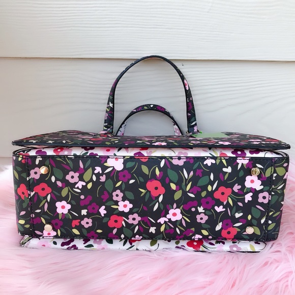 Kate Spade Laurel Way Boho Floral Reese Purse Bag - Picture 5 of 8